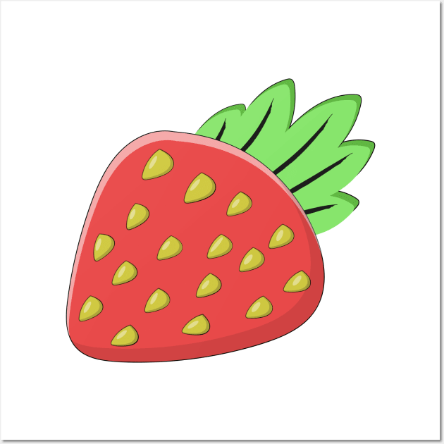 Strawberry Wall Art by EvgeniiV